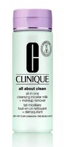 Clinique All About Clean All-in-One Cleansing Micellar Milk + Makeup Rem... - $21.90