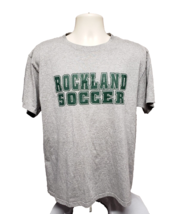 Rockland Community College Soccer Adult Large Gray TShirt - £14.24 GBP