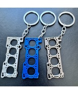 Car Engine Cylinder Head Gasket Model Keychain/Key Ring for Car, F1, and... - £7.02 GBP