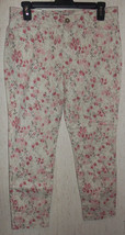 NWT WOMENS KHAKIS by GAP &quot;SLIM CITY CROP&quot; PRETTY FLORAL CROPPED PANT  SI... - £19.68 GBP