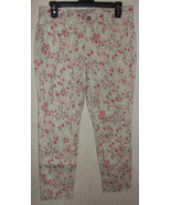 NWT WOMENS KHAKIS by GAP &quot;SLIM CITY CROP&quot; PRETTY FLORAL CROPPED PANT  SI... - €21,88 EUR
