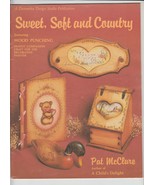 Sweet Soft and Country Pat McClure Decorative Tole Painting Wood Punching - £6.16 GBP