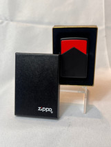 1997 Zippo Lighter Marlboro Cigarettes Sticker Sealed Red Roof Black Mat... - $98.95