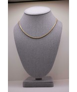 NIB FaithHeart Stainless Steel Snake Chain 18k Gold Plated Chain Length 21&quot; - $538.35 MXN