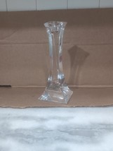 Miller Rogaska &quot;Tango&quot; Crystal Candlestick 8&quot;, Signed Bottom, Home Decor... - £19.38 GBP