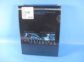 Unbreakable (DVD, 2001, 2-Disc Set, Vista Series) New Sealed - £10.99 GBP