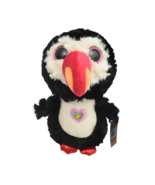 YuMe Toys Toucan Plush Stuffed Animal Doll Toy Heart Big Eyes 10 in  - $9.99