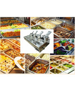 TECHTONGDA 110V 12-Well Restaurant Food Warmer Bain-Marie Buffet Steam T... - $9,742.34 MXN