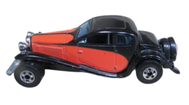 Vintage Hot Wheels &#39;37 Bugatti Diecast Car Black Red 1980 - $12.82