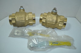 NEW RB FNW Brass Water Ball Valves 2 1/2&quot; in  #- PN16W-MOP5  FNW421L  LO... - $167.19
