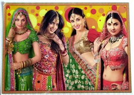 Kareena Bipasha Genelia Lara Bollywood Original Poster 19 inch x 27 inch... - $49.99