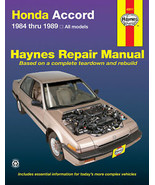 Haynes Repair Manual 42011 Honda Accord 1984-1989 All Models (U-1) - £7.87 GBP