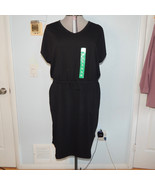 32 Degrees Cool Size XL Black Oversized Pockets Dress Sundress Knee New NWT - $19.69