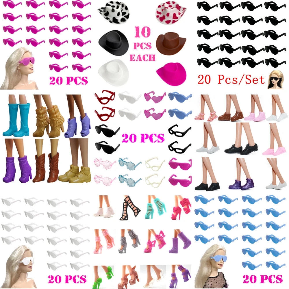 NK Official Mix Style 1/6  Doll Sunglasses Dressing  Up Accessories Shoes For - £6.78 GBP+
