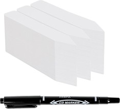 Plant Labels 4 Inch 300Pcs Plastic Name Tags for 4 inch, White - £11.99 GBP