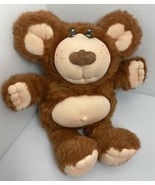 Vintage FURSKINS Xavier Roberts Stuffed Plush Bubba Teddy Bear 1980&#39;s 14... - £8.82 GBP
