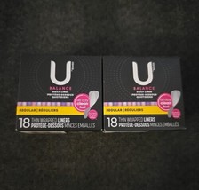 2 Kotex Liners, 18 count (Total 36) U by Kotex (Y27) - £10.65 GBP