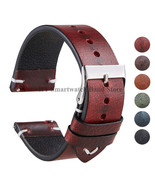 Handmade Retro Leather Quick Release Watch Strap 1822mm - $37.03 CAD
