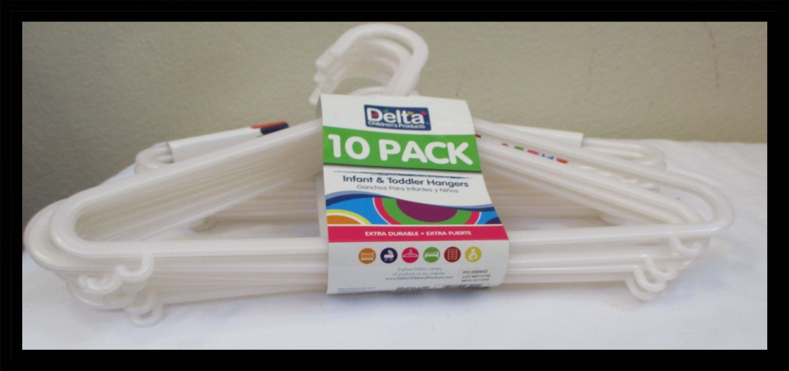 Delta Children s Products 2 10 Pack Infant & Toddler Hangers NEW Item image 2