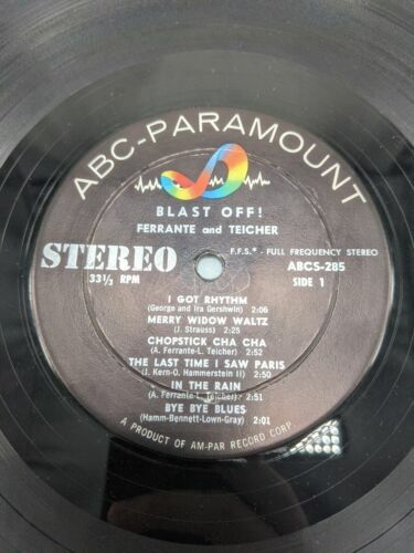 Ferrante And Teicher Blast Off! Vinyl Record - $9.90