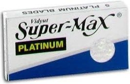 50 SuperMax Platinum Double Edge Razor Blades - £8.58 GBP