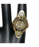 Coro Adjustable Hammered Ring Size 6.25 - €28,45 EUR