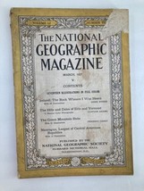 VTG The National Geographic Magazine March 1927 Green Mountain State No Label - £7.43 GBP