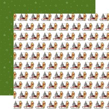 Winnie The Pooh Christmas Double Sided Cardstock 12 inch X12 inch Winnie... - $60.99