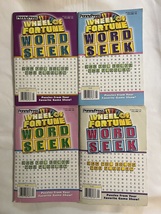 Lot (4) Penny Press Wheel Of Fortune Word Search Puzzles Books 140-143 2021 - £14.84 GBP