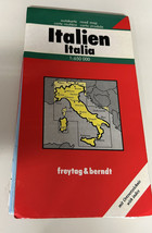 ITALY TRAVEL MAP By Freytag-berndt mit Ortsverziechnis with index - £12.40 GBP