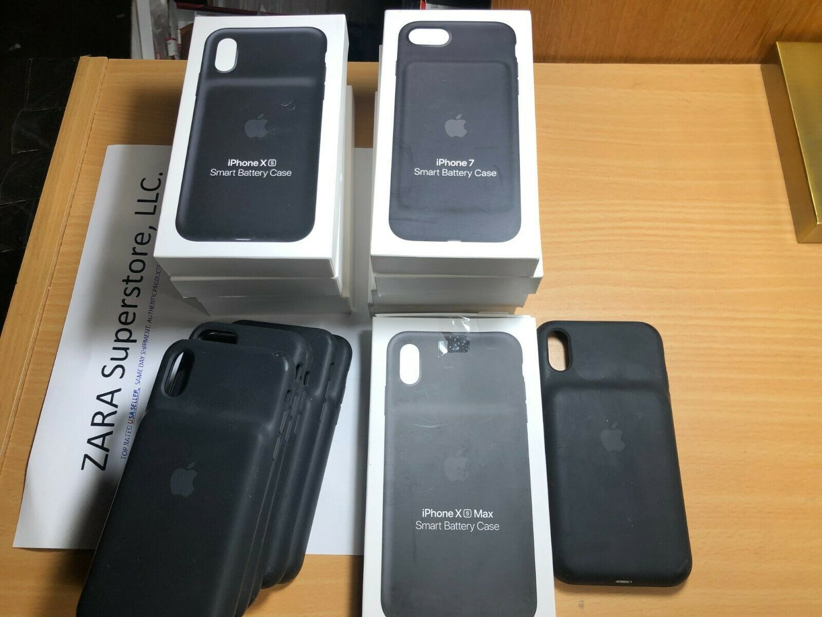 Apple Smart Battery Case for iPhone XS/  XS MAX - NON FUNCTIONAL AS IS LOT OF 16 - $148.29