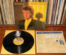 Rod Stewart Tonight I&#39;M Yours 1981 LP Original UK Press Vinyl Faces - £8.14 GBP