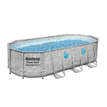 Bestway Power Steel Swim Vista 18&#39; x 9&#39; x 48&quot; Above Ground Swimming Pool... - £1,158.02 GBP