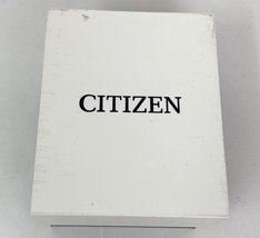 Citizen Display/ Storage Box Black &amp; White -With Insert -Show Heavy Stor... - $258.34 MXN