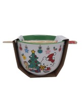 Hello Kitty Christmas Ceramic Ramen Bowl With Chopsticks  - £18.71 GBP