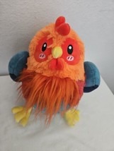 Squishable Mini Rooster Plush Stuffed Animal Round Orange Red Blue Chicken - £19.70 GBP