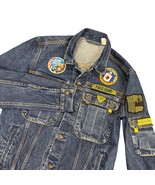 Vintage Paco Jeans Denim Jacket Patches Military Style Mens Medium Levi&#39;... - $3,736.63 MXN