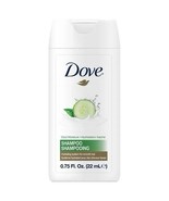 Lot of 20 Dove Cool Moisture SHAMPOO Cucumber &amp; Green Tea 0.75oz Travel ... - $19.69
