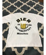 BIER 1986 Oktoberfest Munchen Womens XL Tshirt Vintage - €223,82 EUR