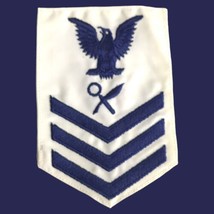 US Navy PO1 E6 Petty Officer First Class Intelligence Specialist Sleeve Patch - £4.58 GBP