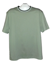 Bugatchi Green Design Cotton Men&#39;s T- Shirt Shirt Size XL - $83.77