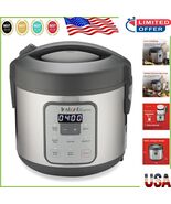 Compact 8-Cup Rice Cooker with Steaming &amp; Warmer Functionality for Easy ... - $153.85 CAD