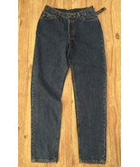 Vintage USA Made Levi&#39;s 501 Mom Jeans Womens JR 15 29x33 - £71.12 GBP