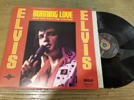Elvis Presley - Burning Love And Hits From His Movies - LP Record   VG+ VG+ - £5.33 GBP