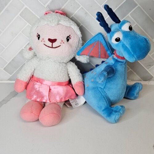 Disney Store Doc McStuffins "Lambie" Plush Toy  Lamb Stuff & Stuffy Dragon  - $15.79