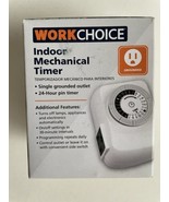 New Workchoice Indoor Mechanical Timer 24-Hour Pin Timer - $6.33 CAD