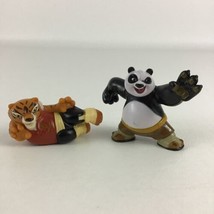 Kung Fu Panda Movie Figures Topper 2.5&quot; Po Master Tigress 2pc Lot - £16.23 GBP