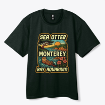 Sea Otter Monterey Bay Aquarium T-shirt Heavy Tee - $44.82
