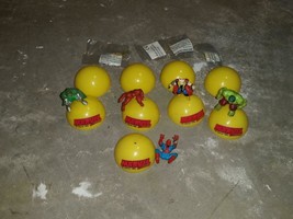 5qty 1992 Marvel 2&quot; Super Heroes Hornby Hobbies Figures in Balls Hulk Spiderman - £59.25 GBP