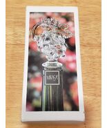 VTG MIKASA Clear Crystal Wine Bottle Stopper - $12.82